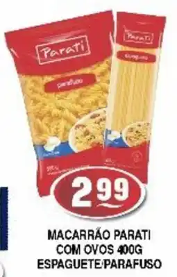 Supermercados Pague Menos Macarrão parati oferta