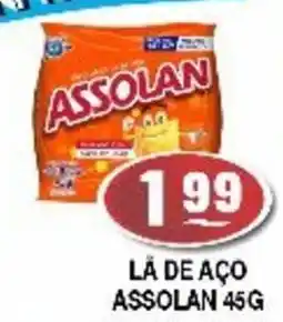 Supermercados Pague Menos Lå de aço assolan oferta