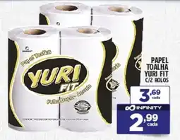 Preço & Cia Papel toalha yuri fit oferta