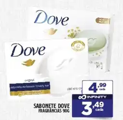 Preço & Cia Sabonete dove fragrâncias oferta