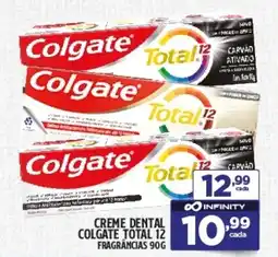 Preço & Cia Creme dental colgate total 12 fragrâncias oferta