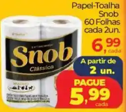 Lopes Supermercados Papel-Toalha Snob 60 Folhas oferta