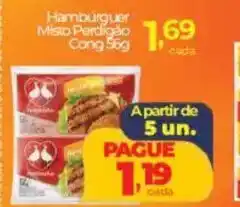 Lopes Supermercados Hamburguer Misto Perdigao cong. oferta