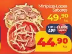 Lopes Supermercados Minipizza Lopes Sabores oferta
