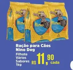 Supermercados Mateus Ração para Cães Nino Dog oferta