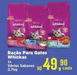 Supermercados Mateus Ração Para Gatos Whiskas oferta