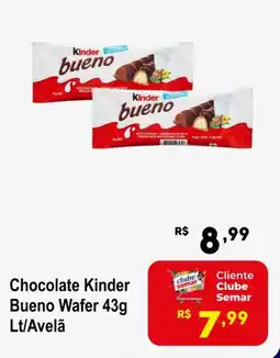Semar Supermercado Chocolate Kinder Bueno Wafer oferta