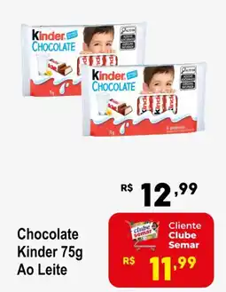 Semar Supermercado Chocolate Kinder oferta
