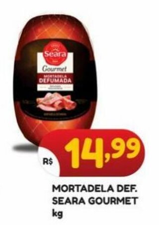 Bramil Supermercados Mortadela Def. Seara Gourmet 1kg oferta