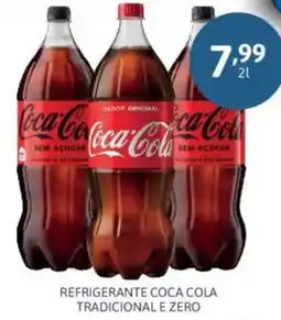 Superbom Supermercado Refrigerante coca cola tradicional e zero oferta