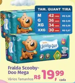 Supermercados Mateus Fralda Scooby-Doo Mega oferta