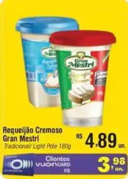 Fort Atacadista Requeijão Cremoso Gran Mestri oferta