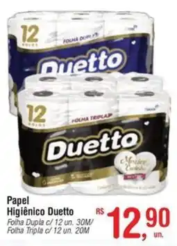 Fort Atacadista Papel Higiênico Duetto oferta