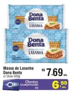 Fort Atacadista Massa de Lasanha Dona Benta oferta