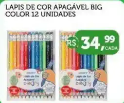 CenterBox Lapis de cor apagável big color oferta