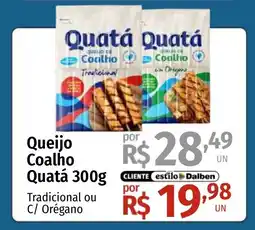 Supermercado Dalben Queijo Coalho Quatá oferta