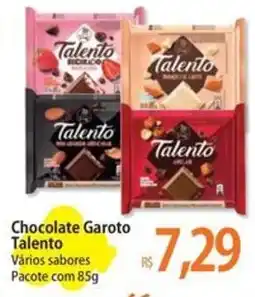 Atacadão Chocolate Garoto Talento Vários sabores Pacote com oferta