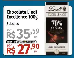 Supermercado Dalben Chocolate Lindt Excellence oferta