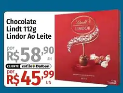Supermercado Dalben Chocolate Lindt Lindor Ao Leite oferta