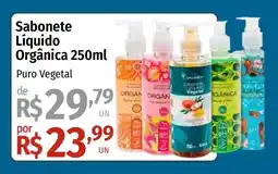 Supermercado Dalben Sabonete Líquido Orgânica oferta