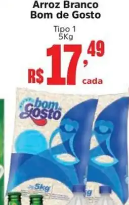 Supermercados Mateus Arroz Branco Bom de Gosto oferta