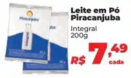 Supermercados Mateus Leite em Pó Piracanjuba Integral oferta
