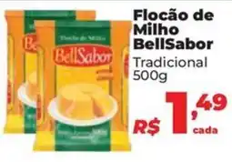 Supermercados Mateus Flocão de Milho BellSabor oferta