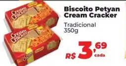 Supermercados Mateus Biscoito Petyan Cream Cracker Tradicional oferta
