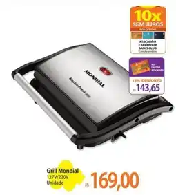 Atacadão Grill Mondial oferta