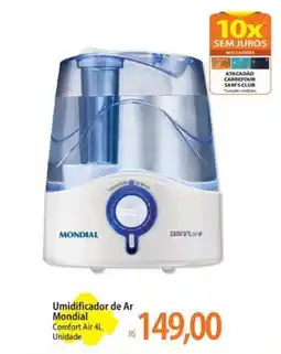 Atacadão Umidificador de Ar Mondial oferta