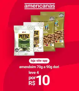 Lojas Americanas Amendoim Dori oferta
