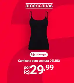 Lojas Americanas Camisete sem costura DELRIO oferta