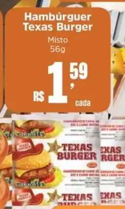 Supermercados Mateus Hambúrguer Texas Burger oferta