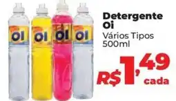 Supermercados Mateus Detergente Oi oferta