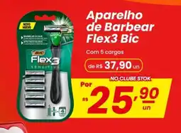 Stok Center Aparelho de Barbear Flex3 Bic oferta