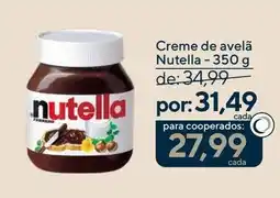 Coop Creme de avelã Nutella oferta