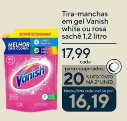 Coop Tira-manchas em gel Vanish white ou rosa oferta