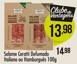 Confiança Supermercados Salame Ceratti Defumado oferta