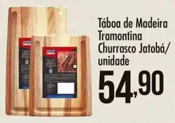 Confiança Supermercados Táboa de Madeira Tramontina Churrasco Jatobá oferta