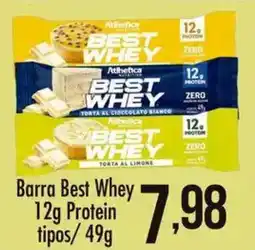Confiança Supermercados Barra Best Whey 12g Protein tipos oferta