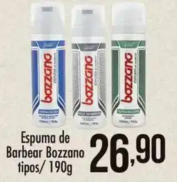 Confiança Supermercados Espuma de Barbear Bozzano tipos oferta