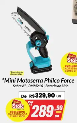 Stok Center Mini Motoserra Philco Force oferta