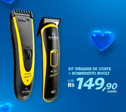 Kit máquina de corte + acabamento bivolt