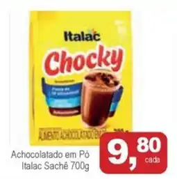 Mineirão Atacarejo Achocolatado em Pó Italac Sachê oferta