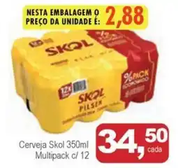 Mineirão Atacarejo Cerveja Skol oferta