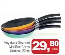 Frigideira Gourmet Multiflon Cores Sortidas