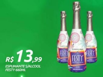 Espumante s/alcool festy 660ml