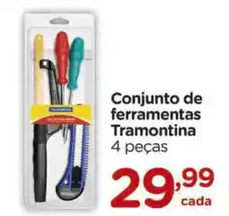 Carrefour Conjunto de ferramentas Tramontina oferta