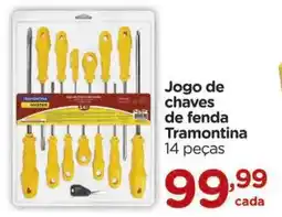 Carrefour Jogo de chaves de fenda Tramontina oferta