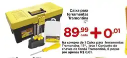 Carrefour Caixa para ferramentas Tramontina oferta